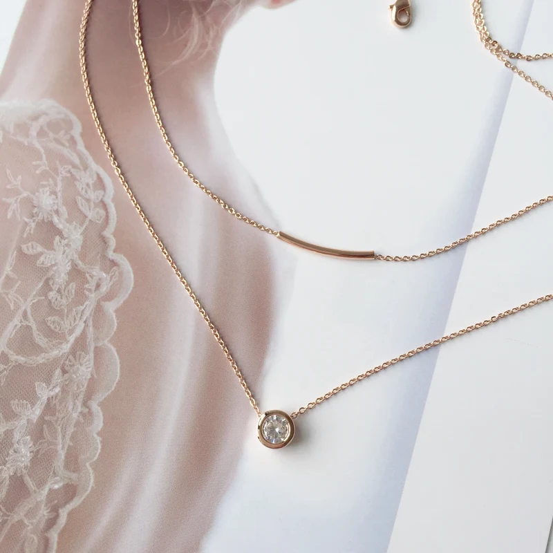 Avery layered necklace