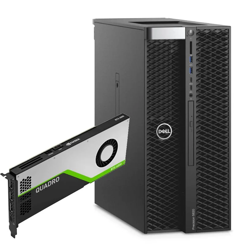 Dell Precision 5820 Workstation | Intel Xeon W-2123 3.6GHz | Ram 64GB | SSD 1TB | Nvidia Quadro RTX 4000 8GB | Windows 11 Pro — La Workstation Professionale Definitiva