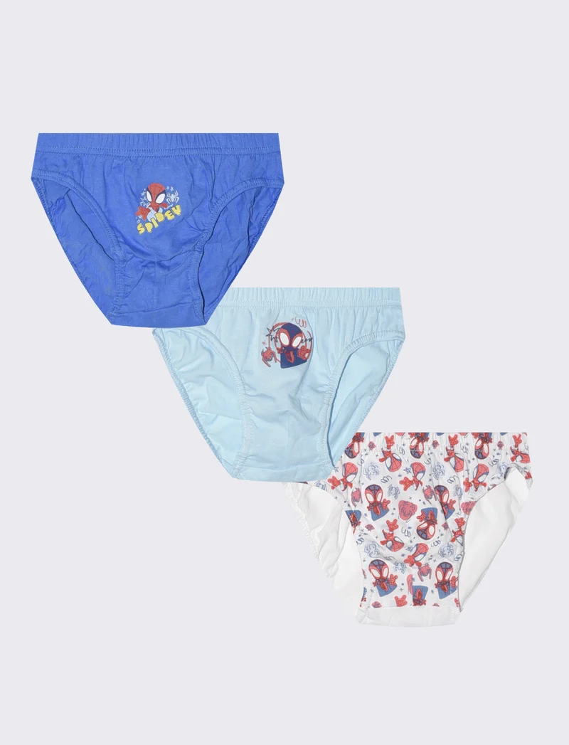 Tris di slip con Spidey, Avengers, Sonic e Pokémon - Rosso