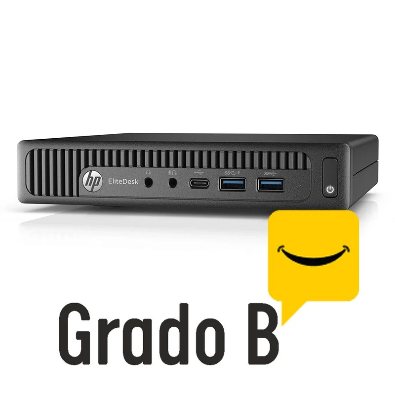 HP 800 G2 DM MINI I5 6400T 8GB RAM 256GB SSD WINDOWS 10 PRO Grado B