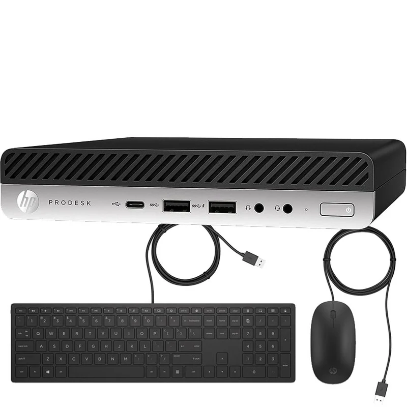 HP ProDesk 600 G4 mini PC | Intel Core i7-8700T 2.4Ghz | SSD 256GB m2 | Display Port Windows 11