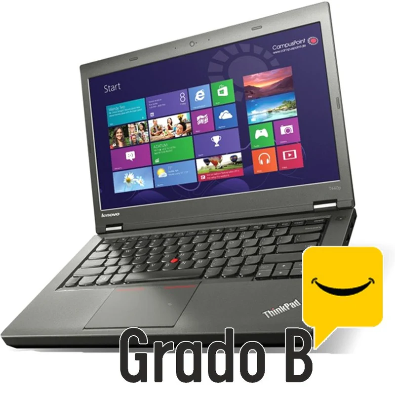 Lenovo ThinkPad T440P, i5-4300M 2.6 GHz Masterizzatore 14" notebook tastiera italiana Grado B