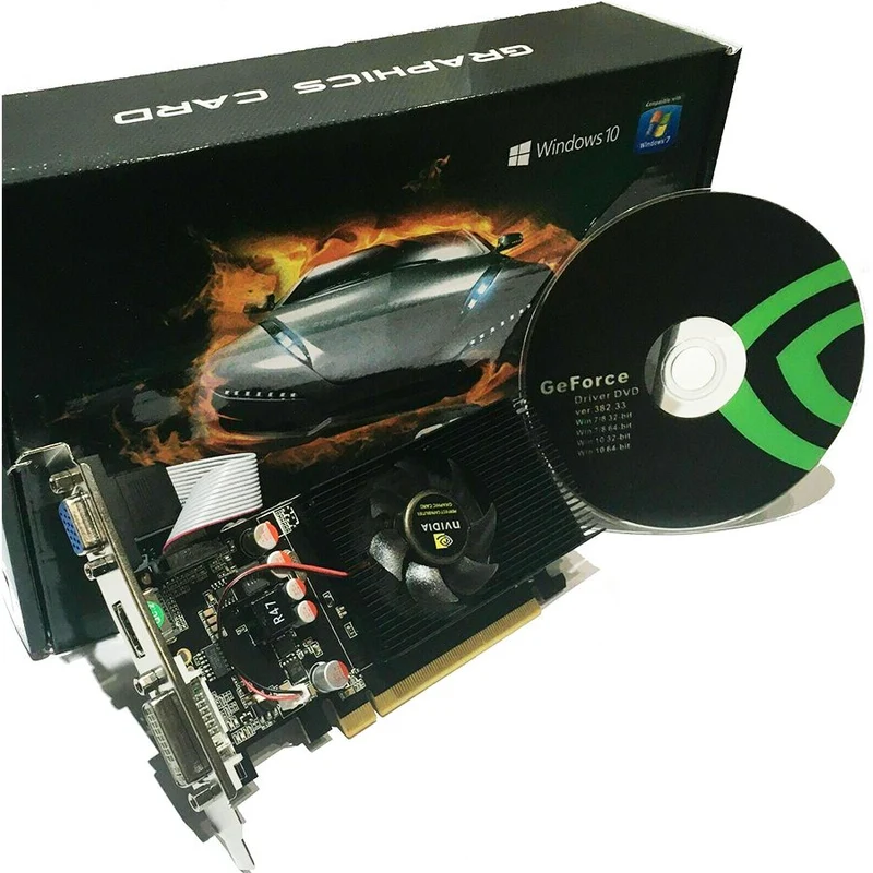 SCHEDA VIDEO Nvidia GT 730 2GB 64Bit PCI-EXPRESS HDMI DVI VGA