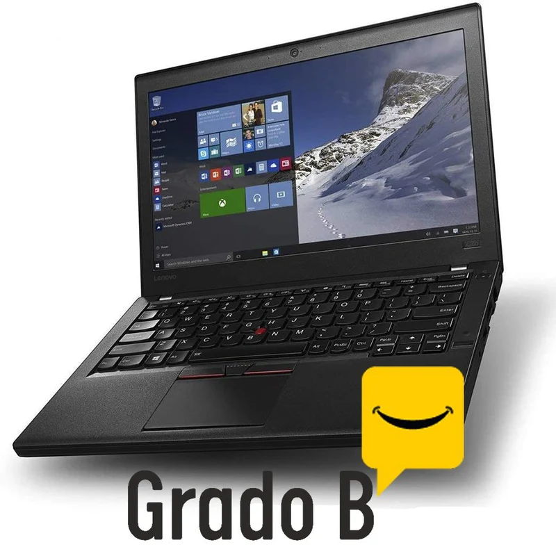 Lenovo ThinkPad X260 Notebook 12.5" 1366x768 | Intel Core i5-6200U 2.3Ghz | 8GB RAM | HDMI-WiFi-WebCam-Tastiera Italiana | WINDOWS 10 PRO Grado B