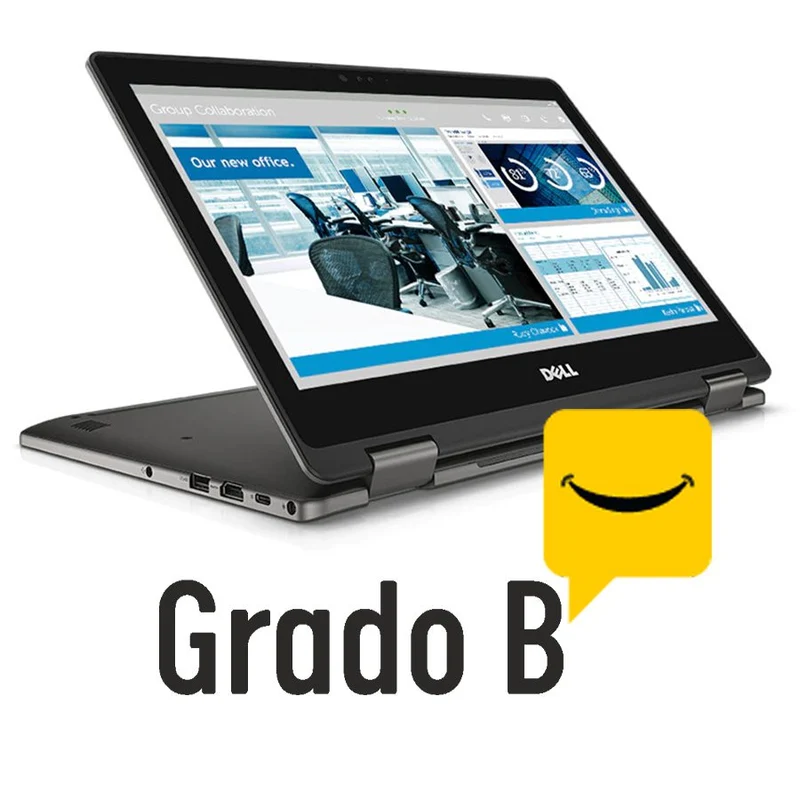 Dell Latitude 3379 Notebook Convertibile da 13.6" Touch | Intel Core i5-6300U 2.4Ghz | 8Gb Ram | SSD 256Gb | Web Cam Tastiera ITA | Windows 10 Pro Grado B