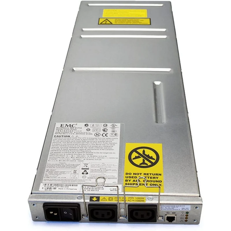 Dell EMC2 DellEMC 1000VA 1000W 100-240V Standby Power Supply API1FS18 C7GN5 100-809-013 Genuine OEM Dell EMC SPS AX/CX Series Rackmount Storage Array Backup 1000 Watt Power Supply TJ166 HJ4DK