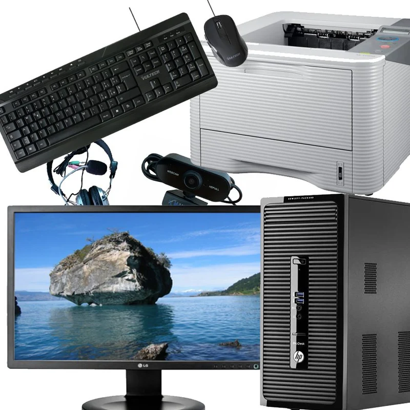 Postazione ufficio completa HP Prodesk 405 G2 MiniTower | AMD A8-6410 4 Cores | 8Gb Ram | 500Gb HardDisk | Monitor LG 24MB35PM 24″ FullHD | Stampante laser B/N SAMSUNG ML 3310 | Mouse, Tastiera, WebCam, Cuffie e microfono