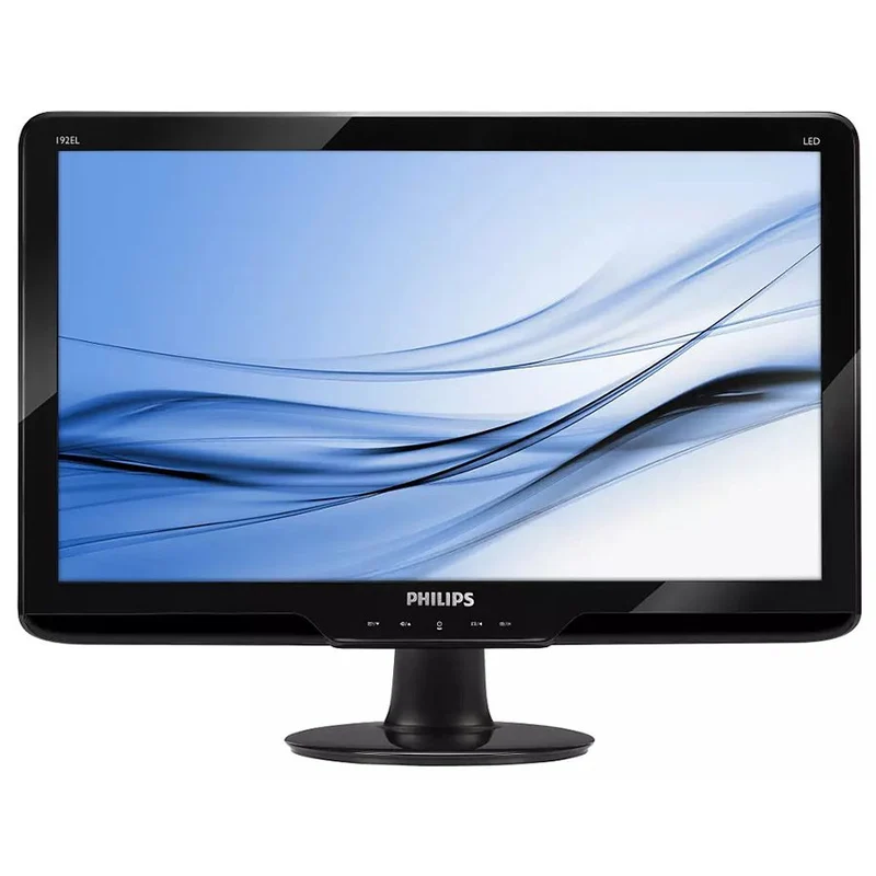 Philips 192EL2 Monitor LED 19" Pollici 16:9 Luminosità 250 cd/m2 Contrasto 1000:1 1360x768 Tempo di risposta 5ms VGA DVI-D