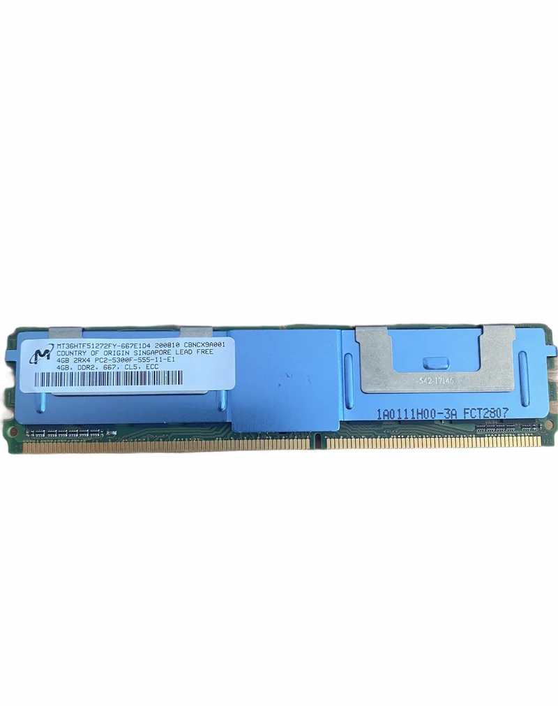 MICRON RAM 4GB DDR2 667MHZ 5300F FB ECC MT36HTF51272FY-667E1D4
