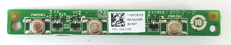 GENUINE LENOVO THINKCENTRE M73Z POWER BUTTON BOARD 04X2258