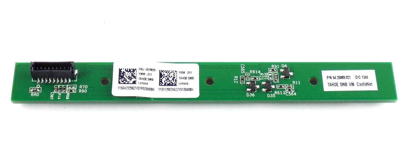 Scheda Pulsante d'accensione Original Lenovo ThinkCentre M91z AIO Power Button Board, FRU: 03T9020 Completo di cavo