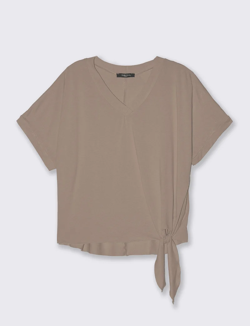 T-SHIRT MANICA CORTA - Beige