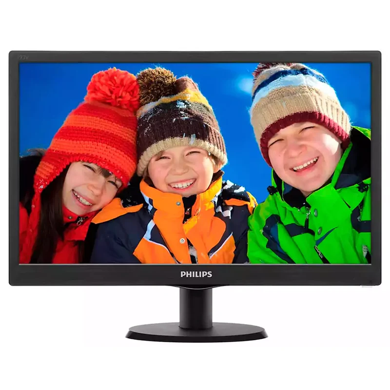 Philips 193V5LSB2 Monitor LCD LED 18.5" 1366 x 768 Pixel a 60 Hz Luminosità 200 cd/m² Tempo di risposta 5ms Contrasto 700:1
