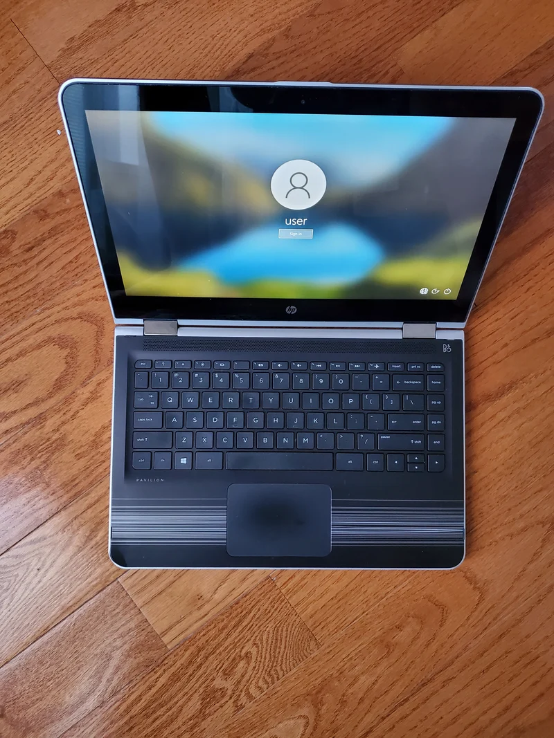 HP Pavilion x360 2-in-1, 13.3" Touch-Screen Convertible Laptop, Intel Core i3-6100u CPU @ 2.3GHz (6GB Ram, 500GB Storage), Windows 10, m3-u001dx