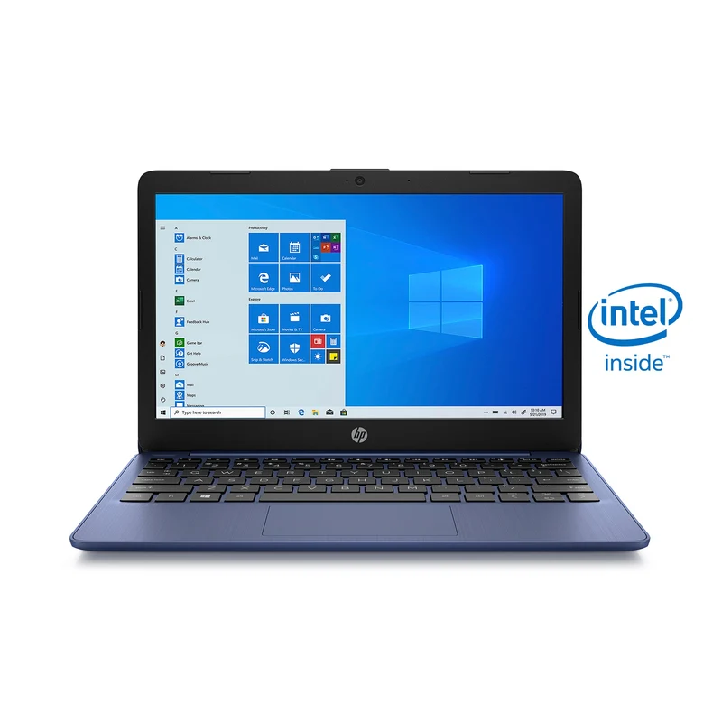 HP Stream 11-ak0010nr, 11" Laptop Intel N4000 (4GB Ram, 32GB SSD) Webcam Bluetooth Wi-Fi Windows 10 - Royal Blue