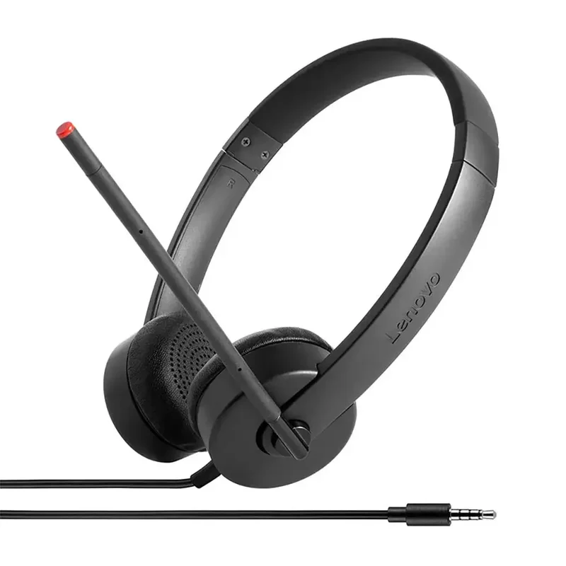 Lenovo Essential Stereo Analog Cuffie con Microfono prodotto NUOVO