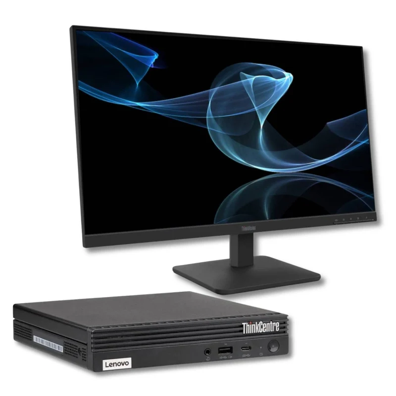 Bundle Lenovo ThinkCentre M70q + Monitor ThinkVision S27-4e | Intel Core i5-10400T | FreeDOS