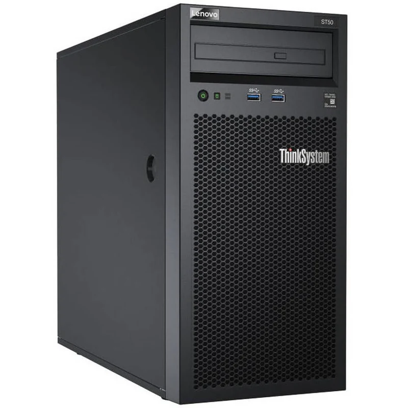 Lenovo ThinkSystem ST50 Server | Intel Xeon E-2224G | 16 GB RAM | 2×1 TB SSD | Windows Server 2025