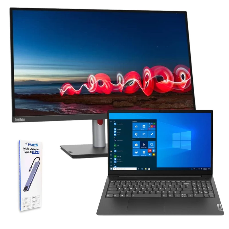 Bundle Lenovo V15 G2 15.6" FullHD | Intel N4500 + Monitor 27" ThinkVision + Docking 10-in-1 FreeDOS