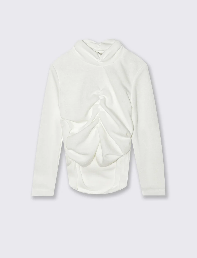 T-shirt manica lunga - Bianco