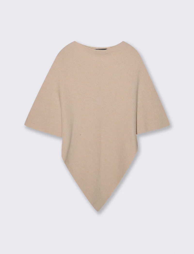Mantella in maglia - Beige