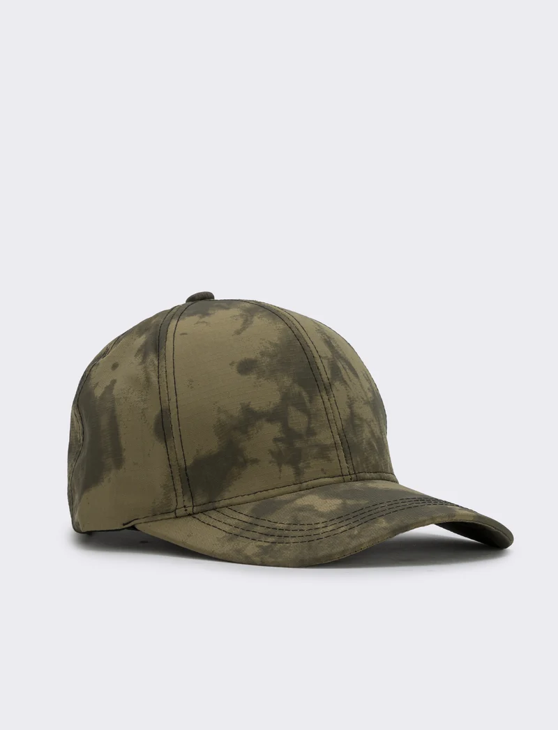 Cappello baseball mimetico tie dye - Verde