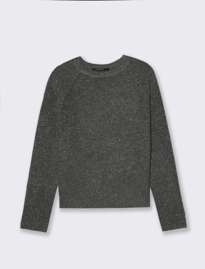 PULLOVER CON CUT OUT - Grigio mel.