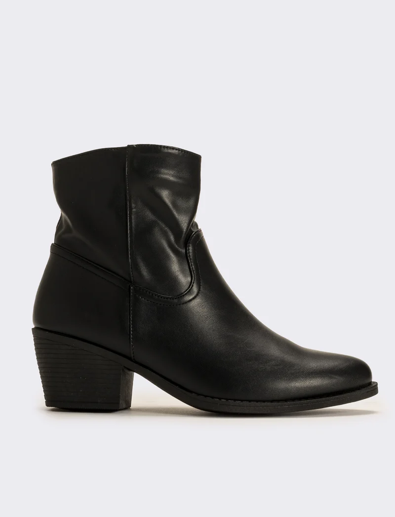 Tronchetto cowgirl da donna - Nero
