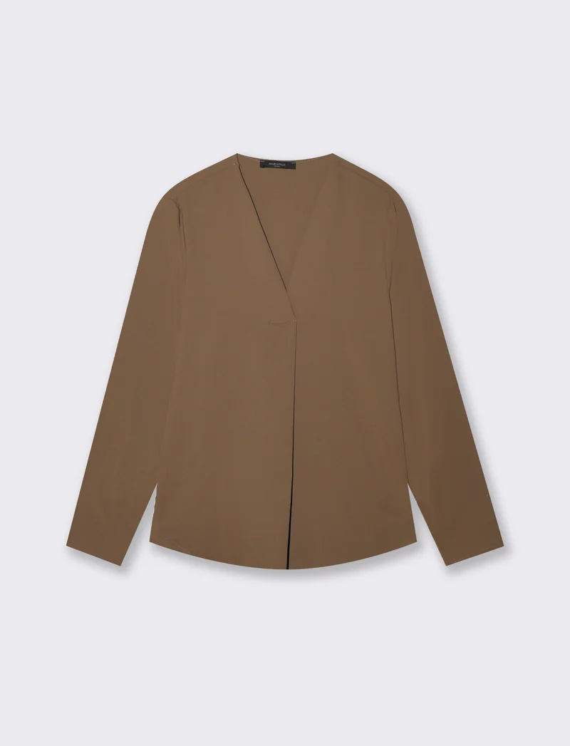 CASACCA CON SCOLLO A V - Cacao