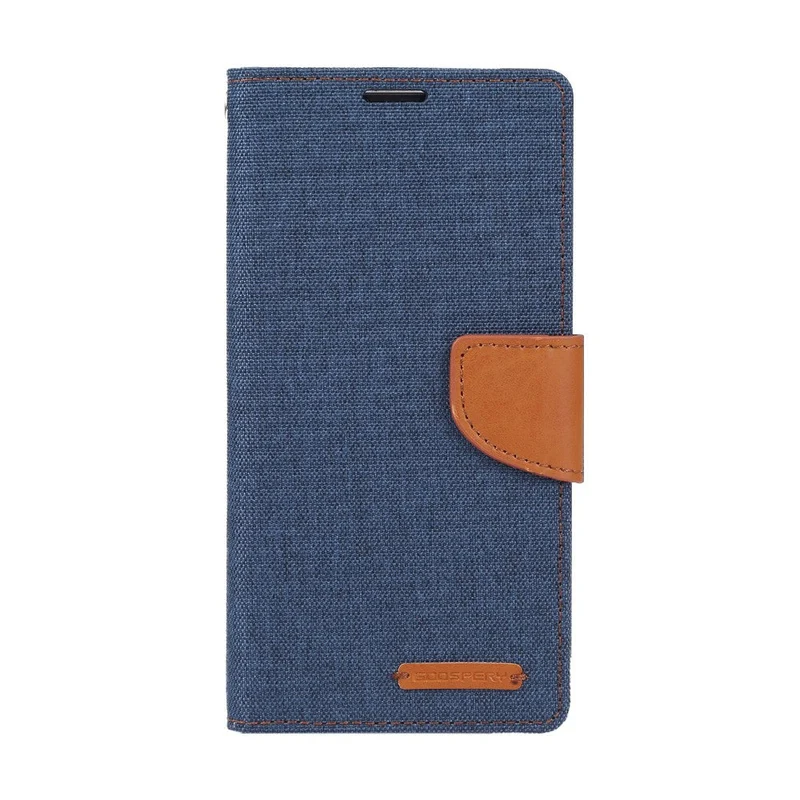 Goospery Canvas Diary for iPhone 14 Pro Max - Navy