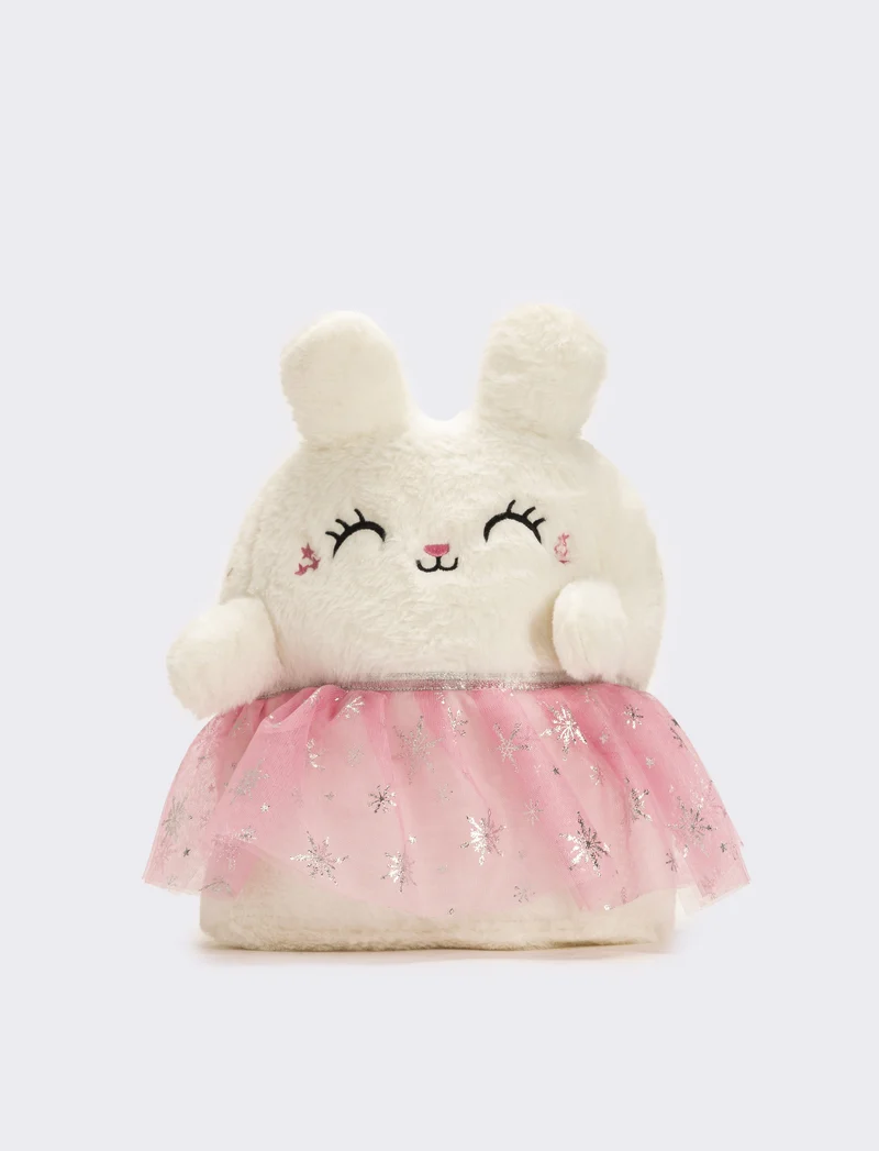 Zaino coniglietta con gonnellina in tulle - Rosa