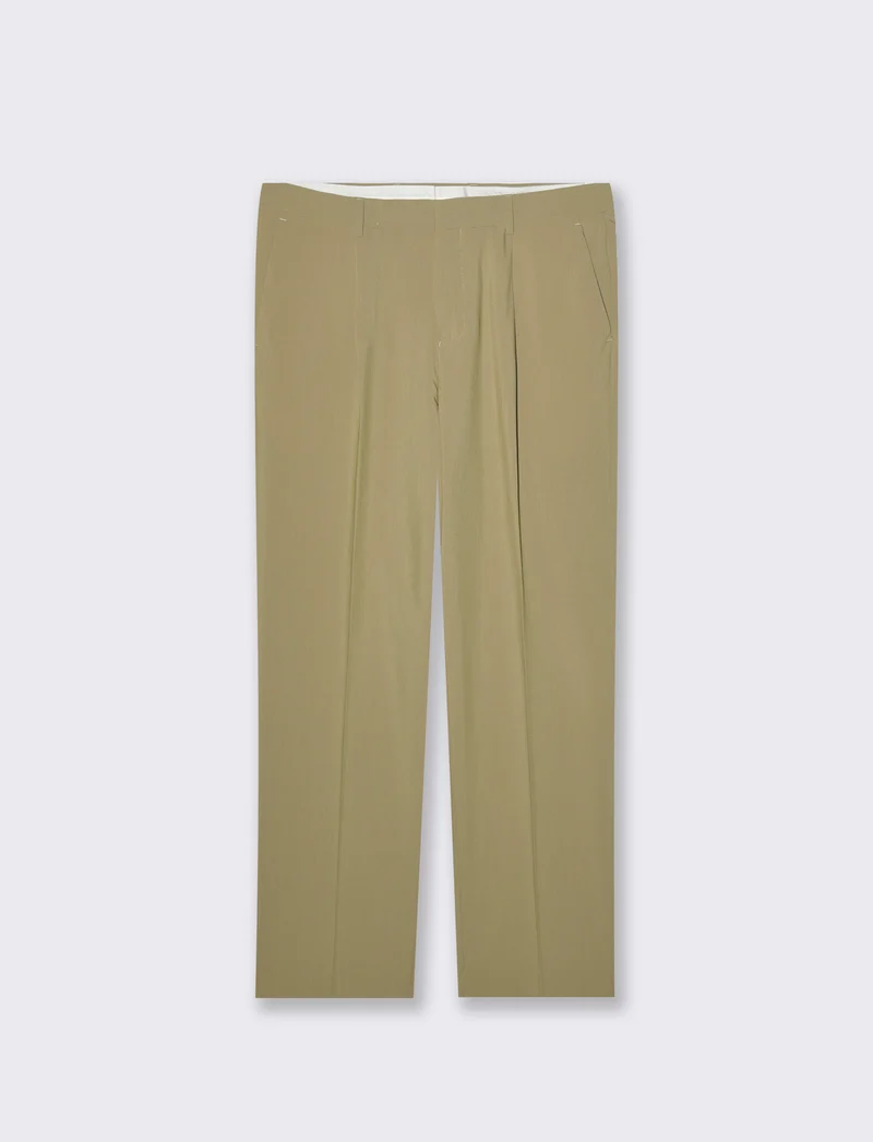 Pantaloni da completo relaxed fit da uomo - Verde