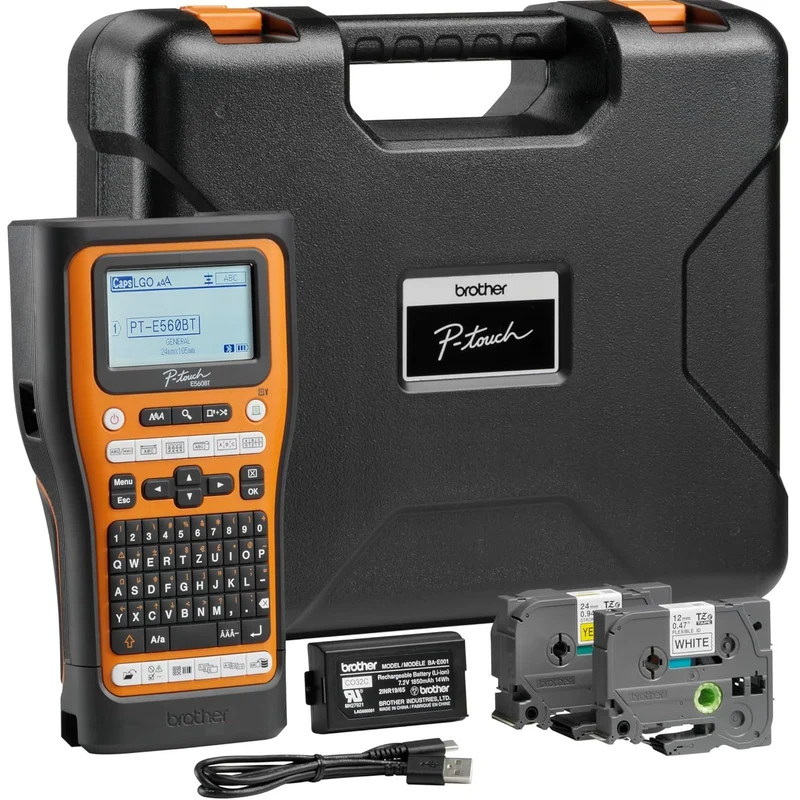 Brother PT-E560BTVP P-Touch Label Printer USB-C Bluetooth