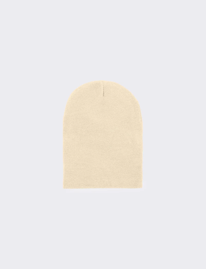 Cappello cuffia uomo basic - Beige