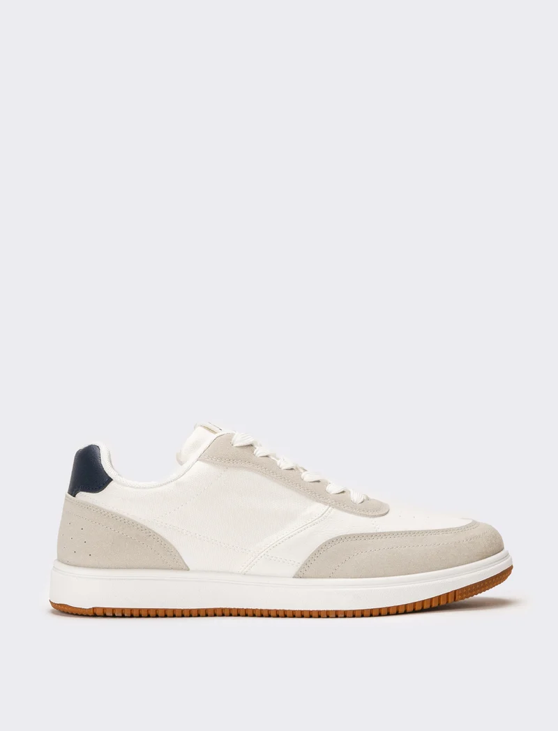 Sneakers in tessuto da uomo - Bianco