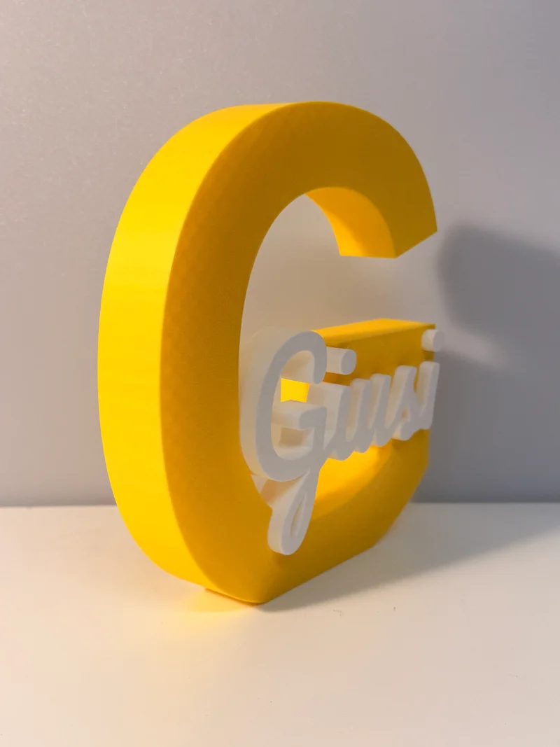 Lettera "G" Personalizzata in 3D "Giusi"