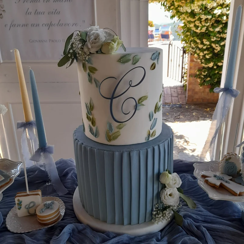 Cake Topper Lettera "C" Corsivo Elegante