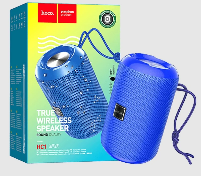 ALTOPARLANTE BLUETOOTH IMPERMEABILE TRENDY SOUND HC1 BLU
