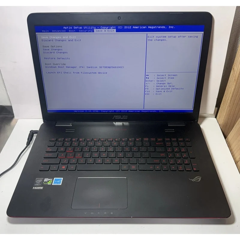 Asus GL771J 15.6" Laptop Intel Core i7-4720HQ @ 2.60GHz (16GB RAM, 256GB SSD) NVIDIA GTX 960M, Windows 10