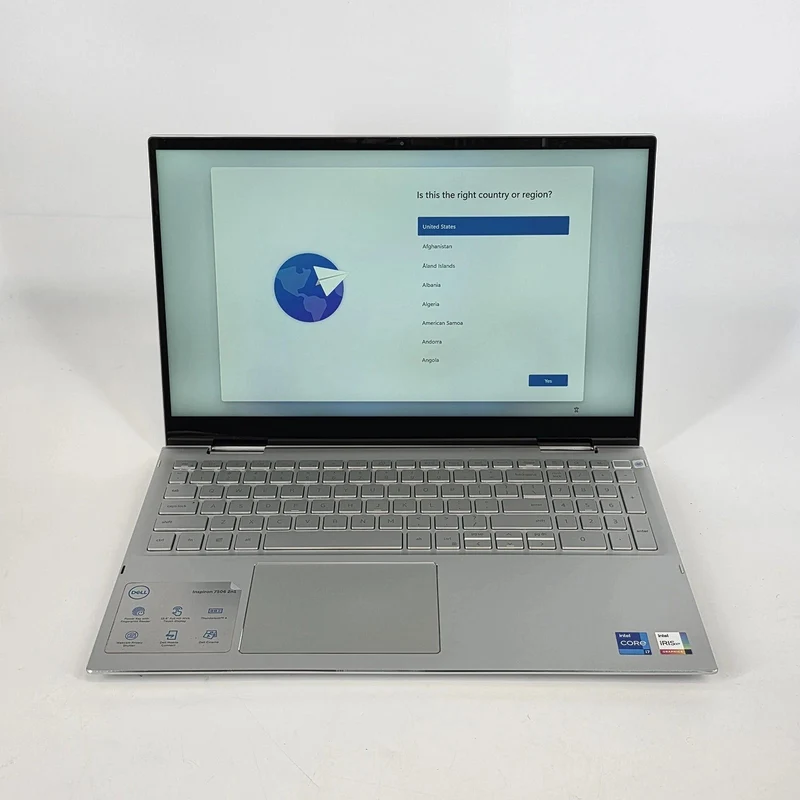 Dell Inspiron 7506 15.6" 2-in-1 FHD Touchscreen Laptop Intel Core i7-1165G7 @ 2.80GHz (16GB RAM, 512GB SSD) Windows 11