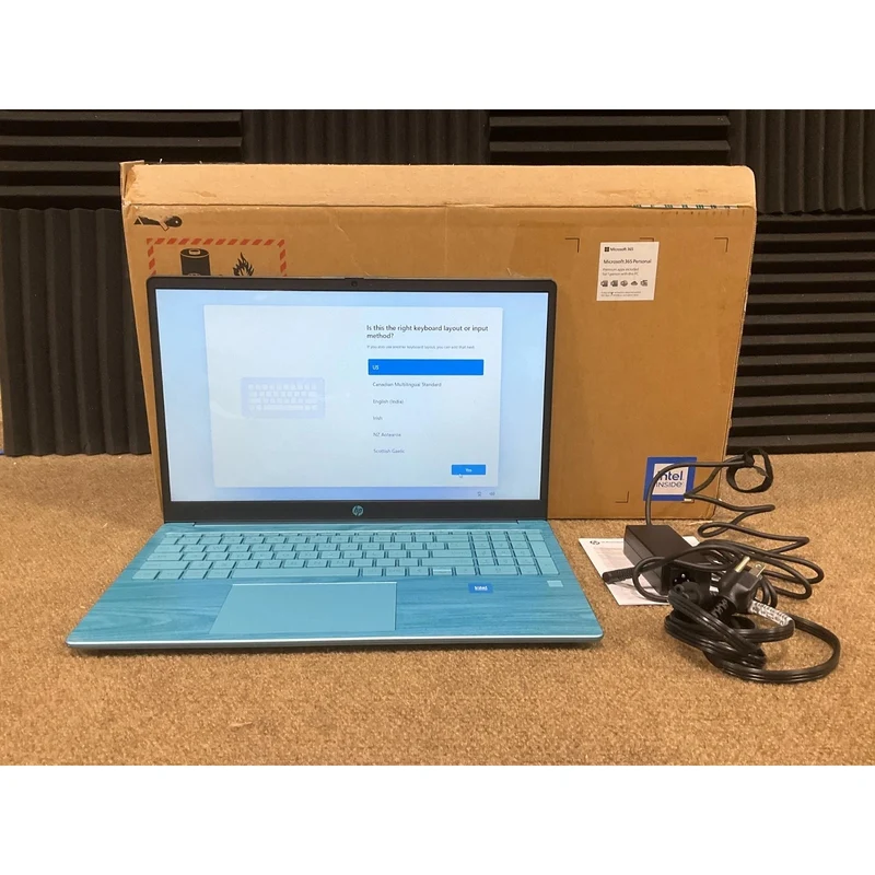 HP Notebook 15-fd0630ds 15.6" FHD Touchscreen Display, Intel N100 (4GB RAM, 128GB SSD) BT5 WiFi6 Windows 11 - New in Opened Box