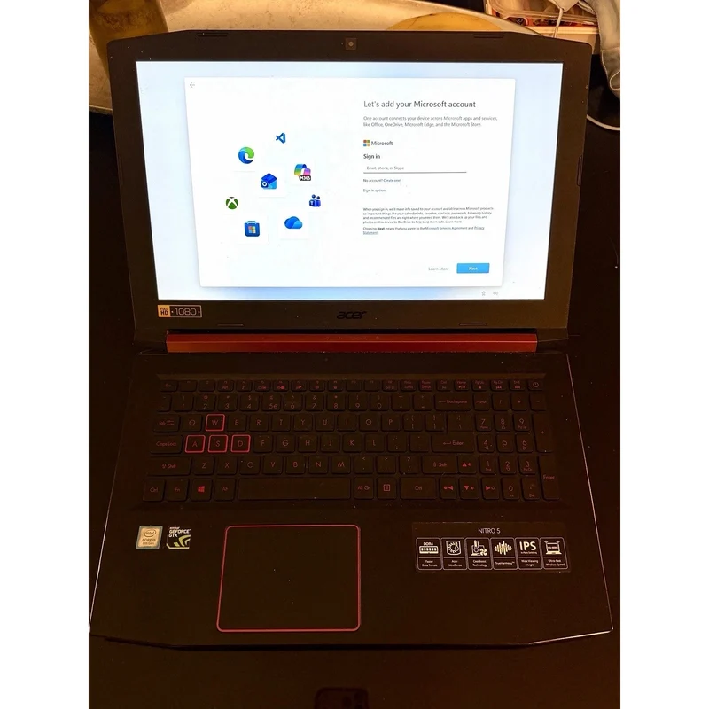 Acer Nitro 5 15.6" Gaming Laptop Intel Core i5 8th Gen (8GB RAM, 256GB SSD) NVIDIA GeForce GTX 1050, Backlit Keys