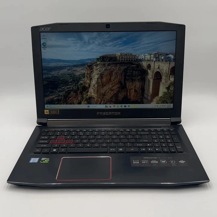 Acer Predator Helios 300 AN515-44 Gaming Laptop, 15.6" FHD, Intel Core i7-7700HQ @ 2.8GHz (16GB RAM, 256GB SSD + 750GB HDD) Nvidia GTX 1060, Backlit, Windows 11