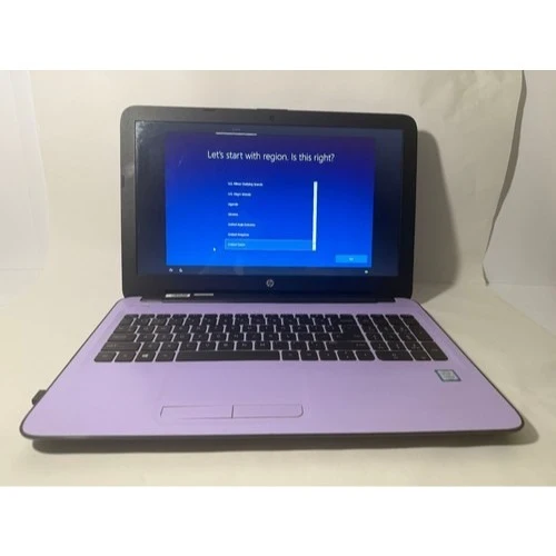 PURPLE HP 15-ay113cy 15.6" Laptop Intel Core i3-7100U @ 2.40 GHz (8GB RAM) Windows 10