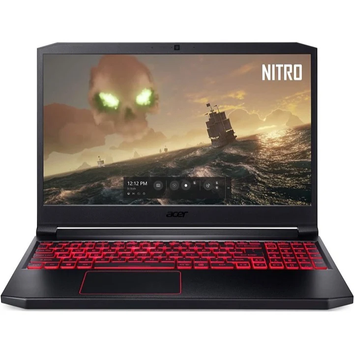 acer Nitro 7 Gaming Laptop, 15.6" Full HD IPS Display, 9th Gen Intel i7-9750H, GeForce GTX 1050 3GB, 16GB DDR4, 512GB NVMe SSD, Backlit Keyboard, AN715-51-70TG, 8GB / 256GB, Windows 11