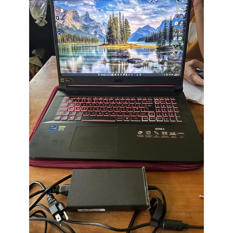 Acer Nitro 5 AN517-54, 17.3" 144hz Gaming Laptop Intel Core i7–11800h @ 2.30 GHz (16GB RAM, 512 GB SSD + 1TB HDD) NVIDIA GeForce RTX 3050, Windows 11, Backlit Keys