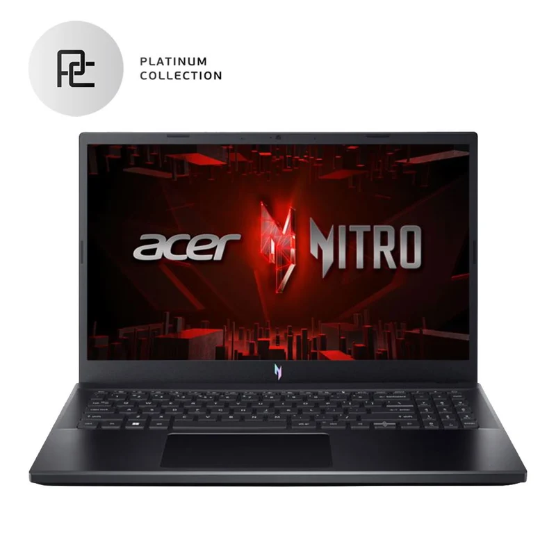 Acer Nitro V 15, ANV15-51, 15.6" Full HD IPS Display, 144Hz Gaming Laptop (2024) Intel Core I5-13420H @ 2.10 GHz (16GB RAM DDR5, 512GB SSD) NVIDIA GeForce RTX 4050 6GB VRAM, Windows 11, Backlit Keys, Obsidian Black