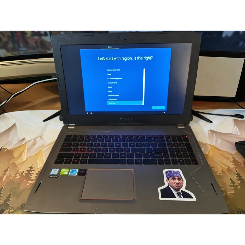 ASUS ROG STRIX GL502VM-DS74 Silver Edition, 15.6" FHD Gaming Laptop, Intel Core i7-7700HQ @ 2.8GHz (16GB RAM, 128GB SSD + 1TB HDD) Backlit Keys, NVIDIA GTX 1060, WINDOWS 11