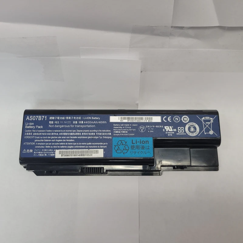 Model AS07B71 11.1V 46Wh Battery