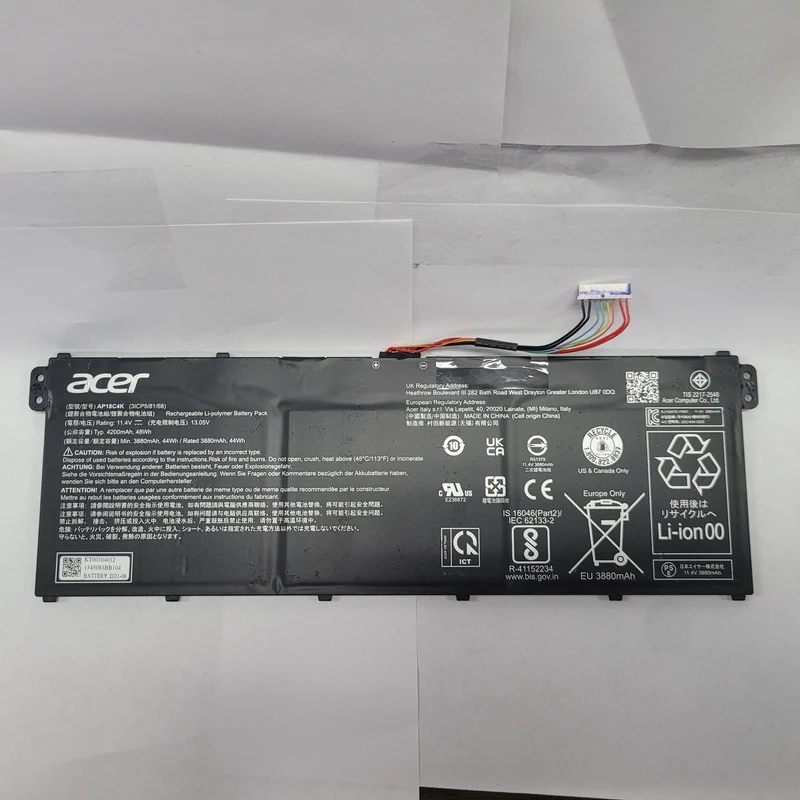Acer Model AP18C4K 11.4V 48Wh Battery